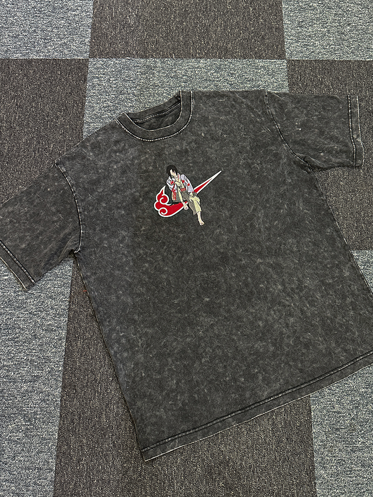 [TRZN] Swoosh Reconstructed Embroidery Tee