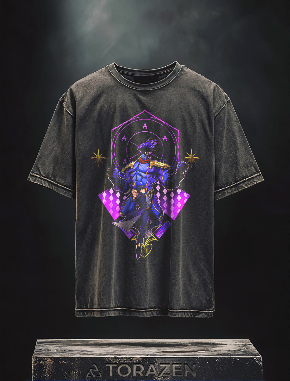 [TRZN] Jotaro's Star Platinum Vintage Tee