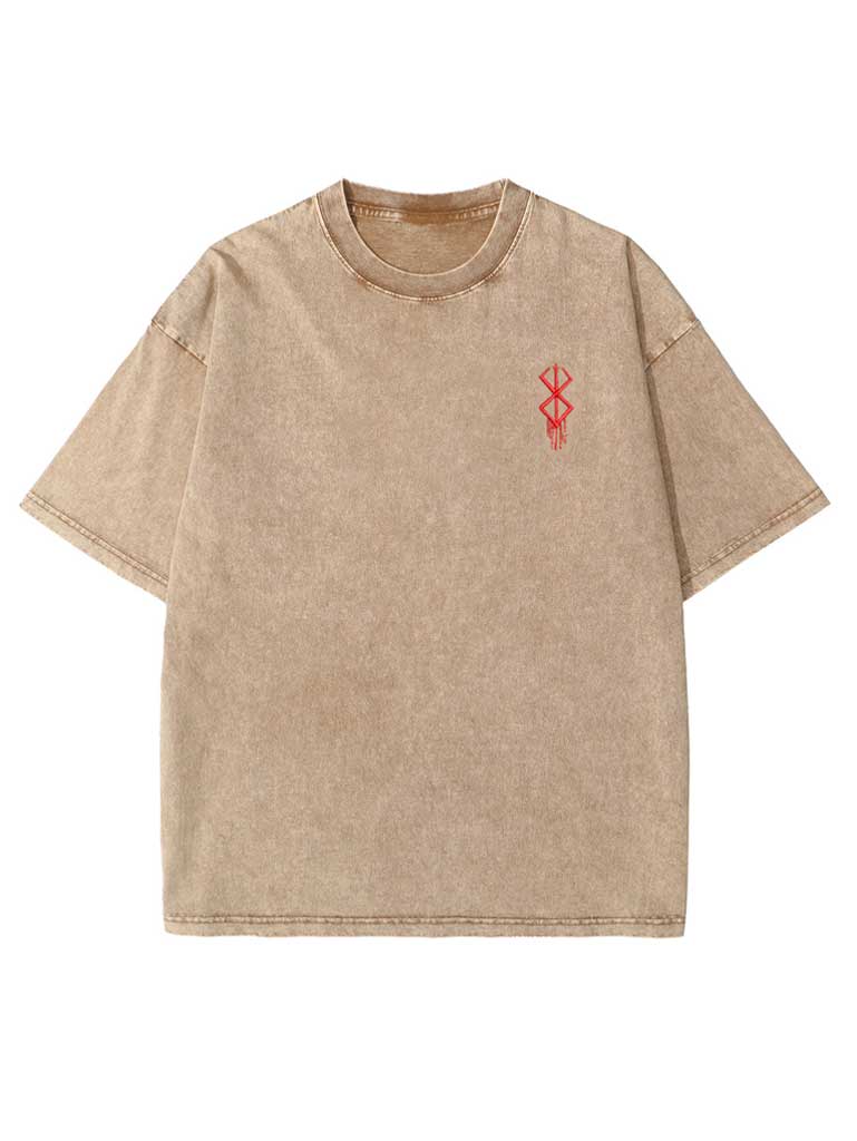 [TRZN] Sacrificial Brand Embroidery Tee