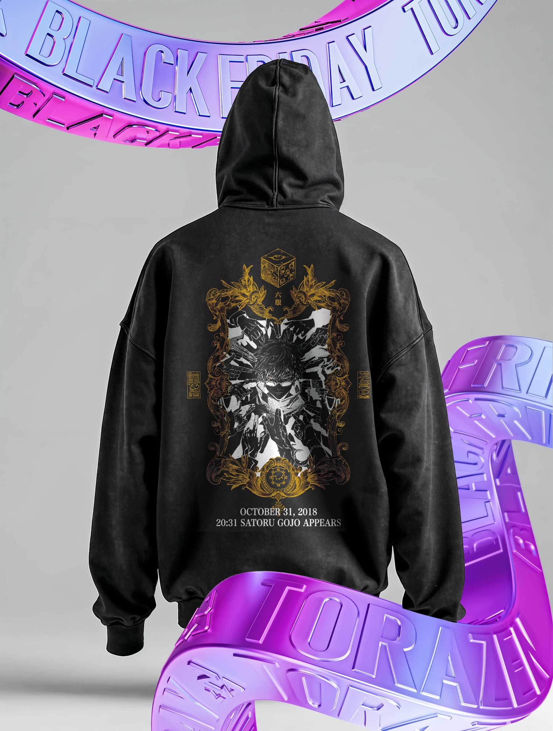 [Limited Time] Gojo vs The World Vintage Hoodie