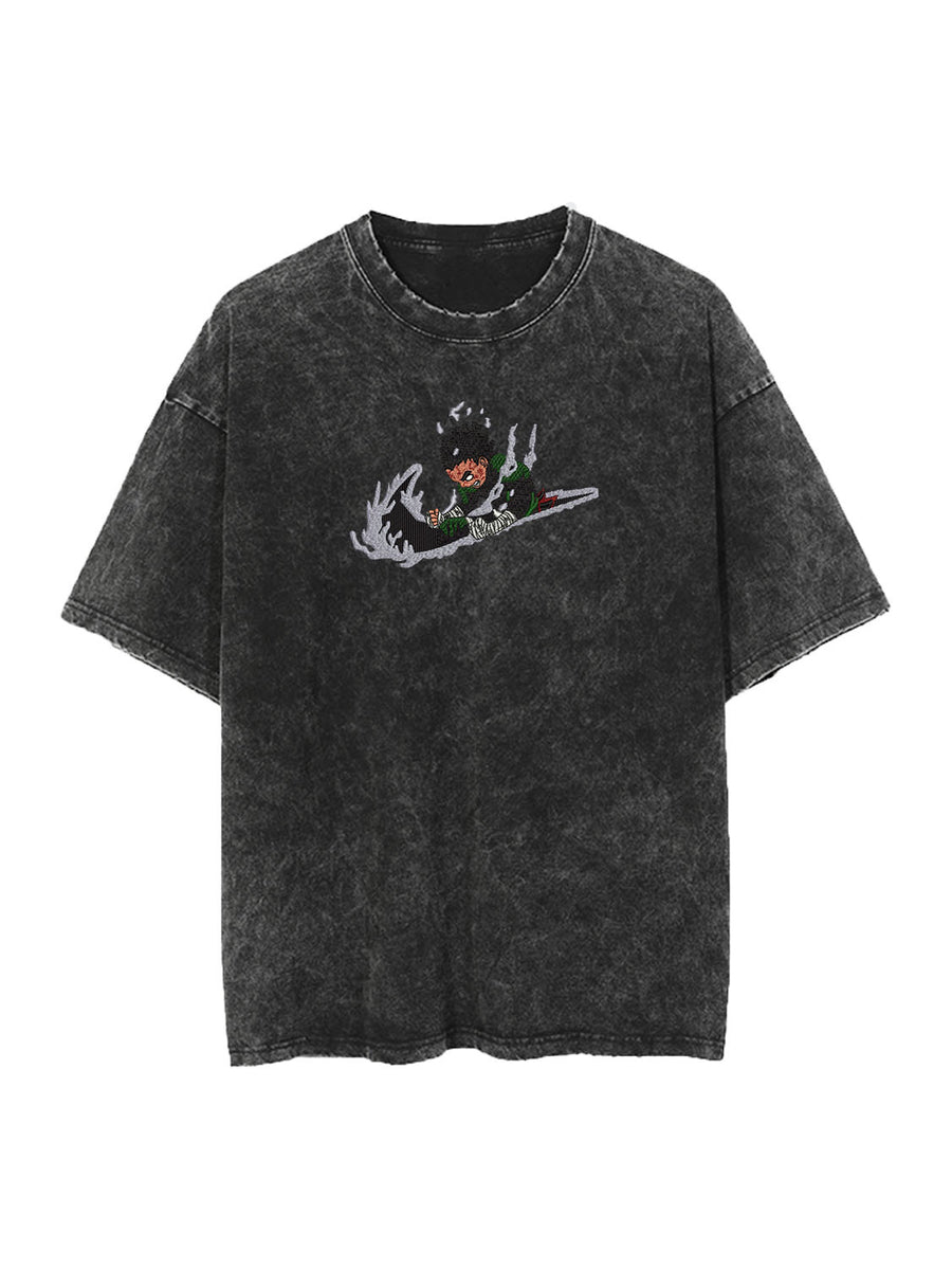 [TRZN] Swoosh Reconstructed Embroidery Tee