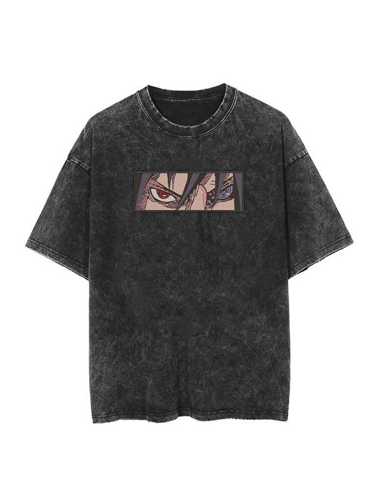 [TRZN] Sasuke Eyes Embroidery Tee