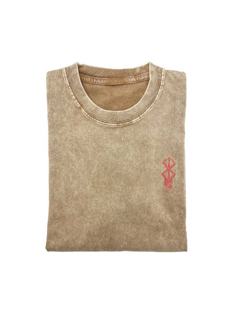 [TRZN] Sacrificial Brand Embroidery Tee