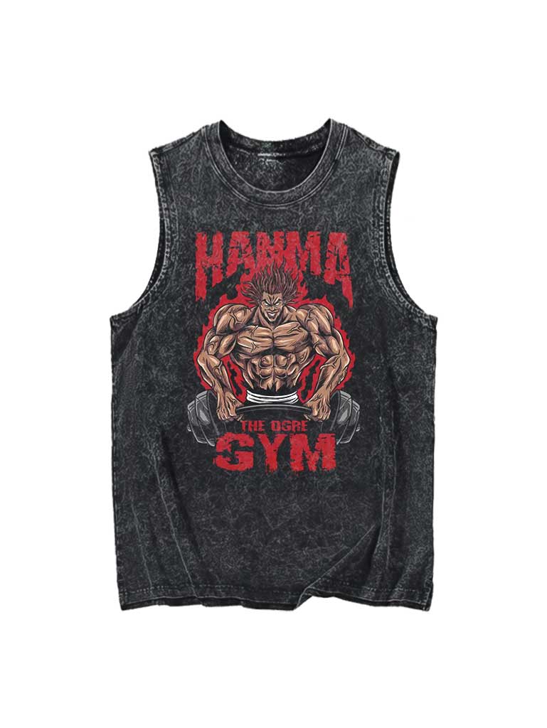 [TRZN] Yujiro Hanma Vintage Tank Top