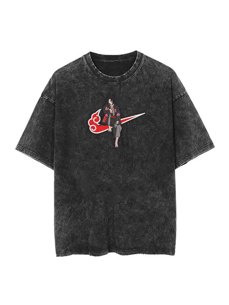 [TRZN] Swoosh Reconstructed Embroidery Tee