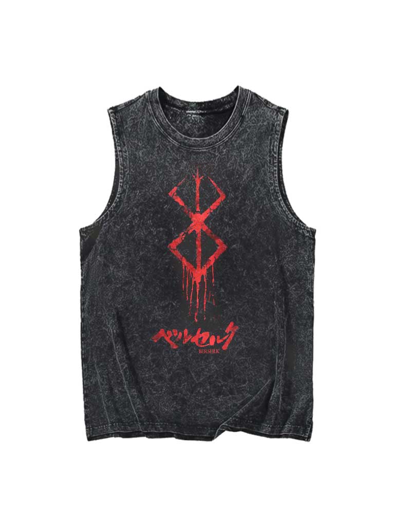 [TRZN] Sacrifice Vintage Tank Top