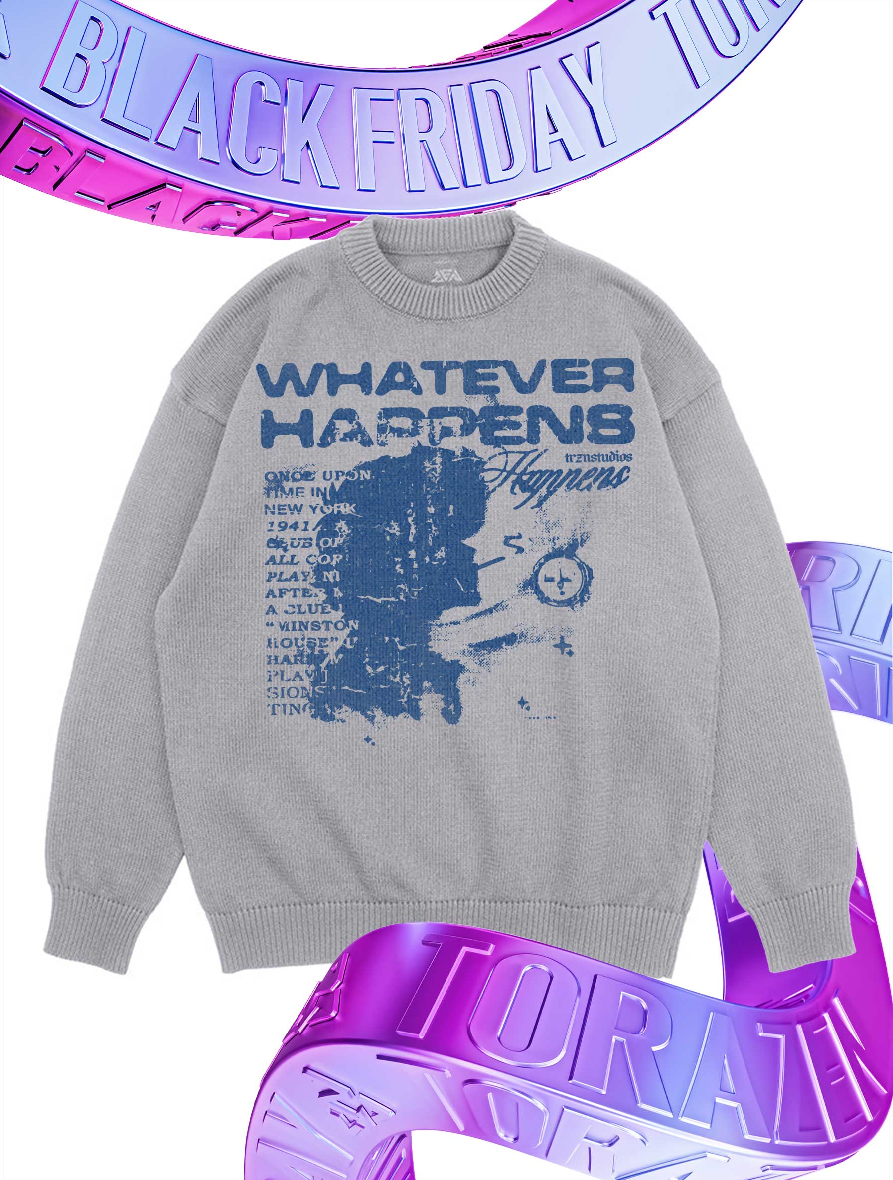 [Limited Time] Whatever Happens Knitted Sweater