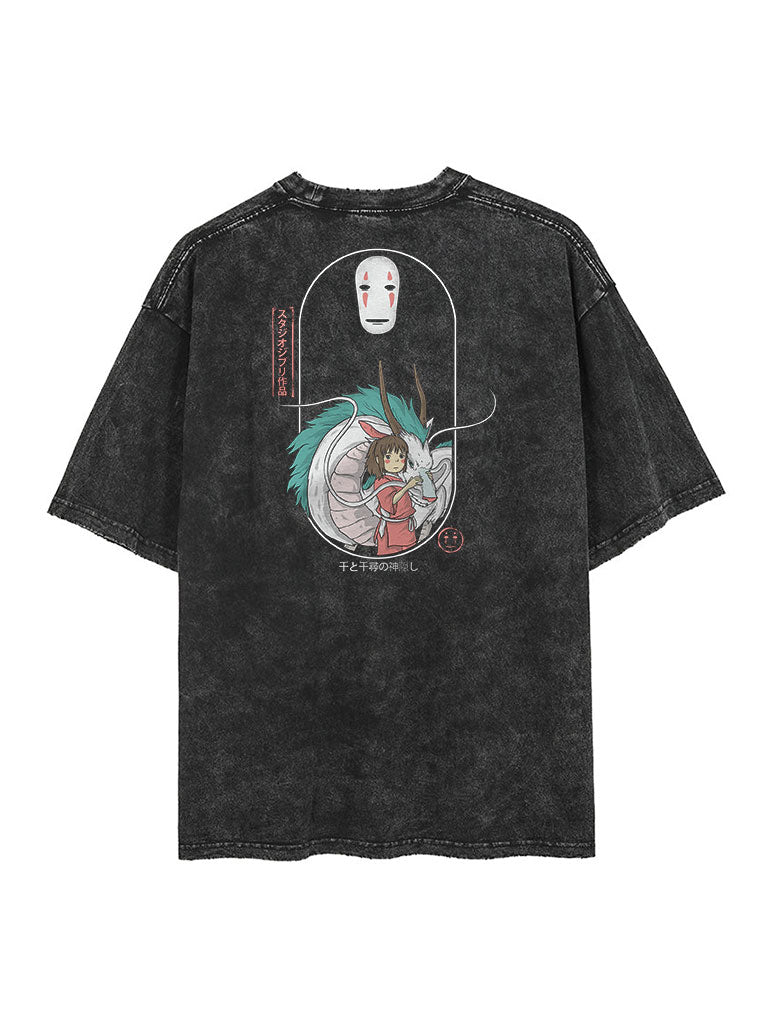 [TRZN] Spirited Away 2-Sided Vintage Tee