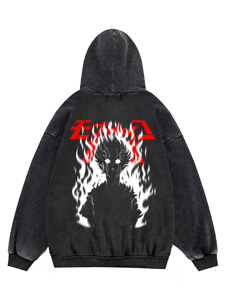 Mob Psycho Vintage Hoodie