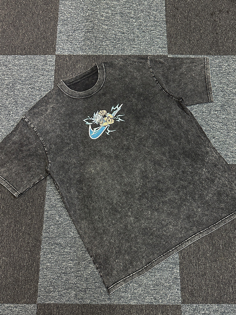 [TRZN] Swoosh Reconstructed Embroidery Tee