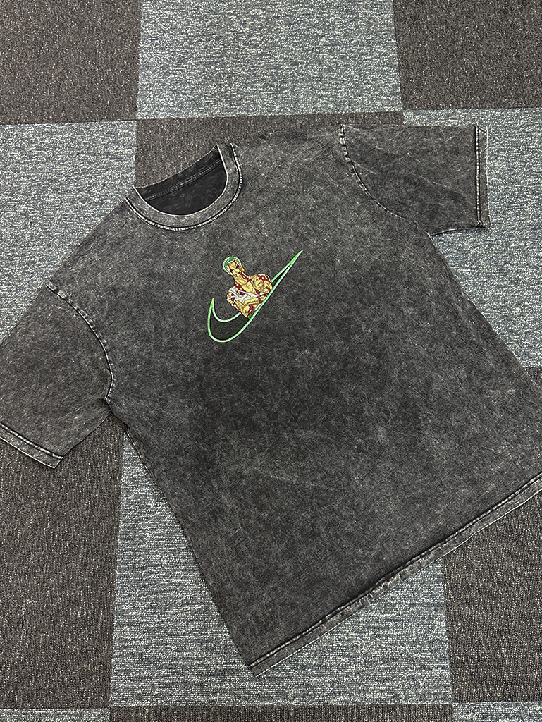 [TRZN] Swoosh Reconstructed Embroidery Tee