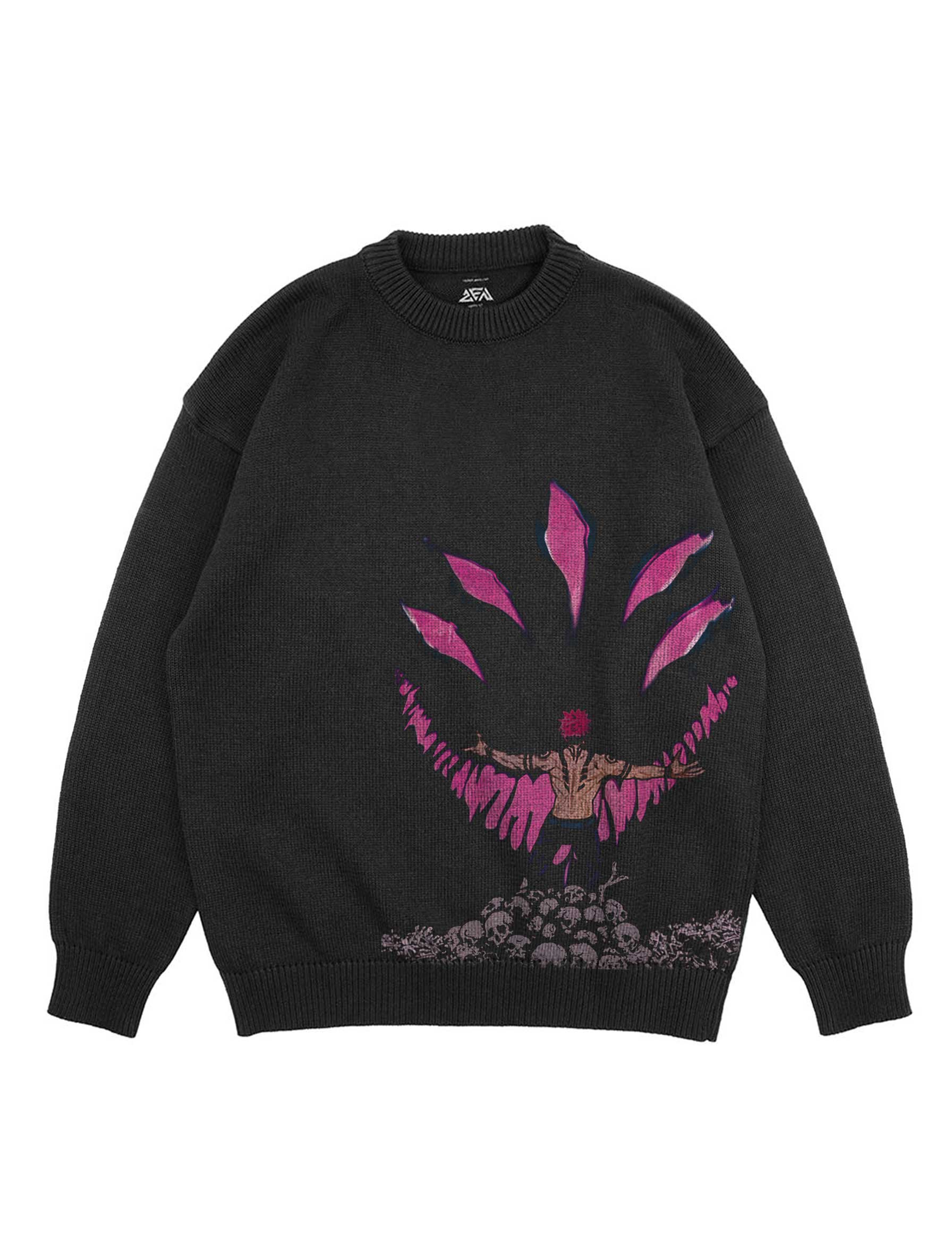 [TRZN] Sukuna Shrine Knitted Sweater